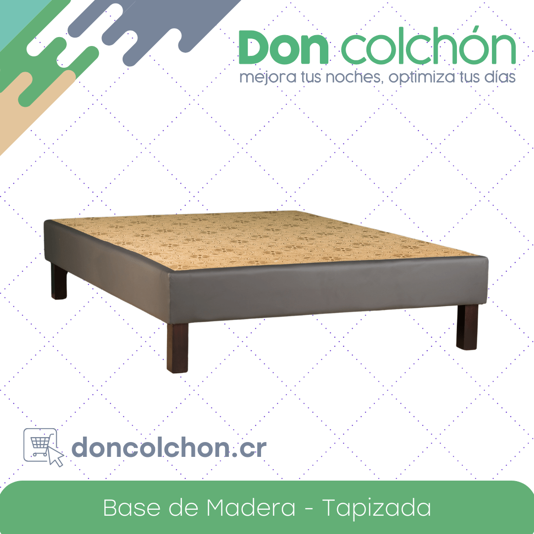 Base de Madera Tapizada