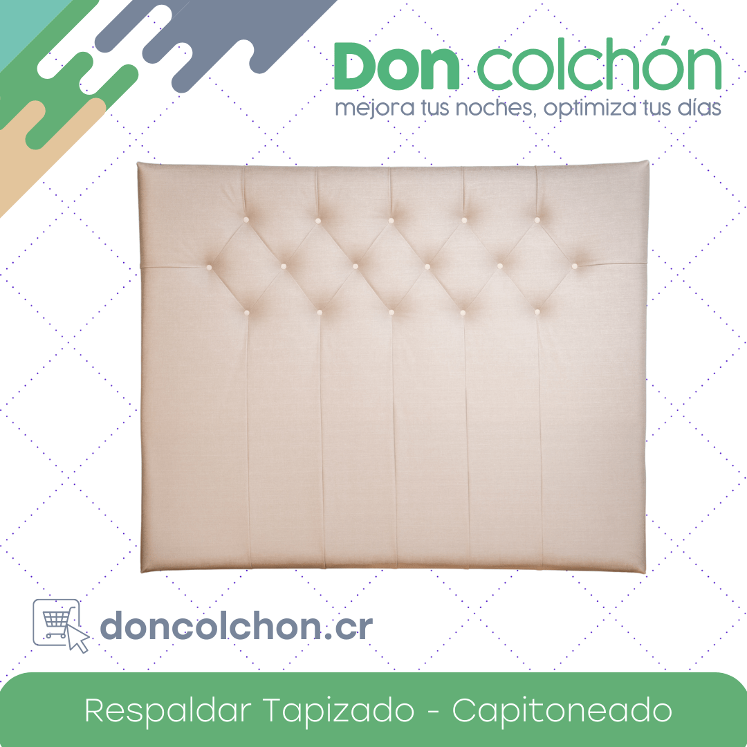 Respaldar Tapizado Capitoneado